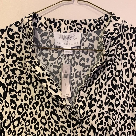 Anthropologie mare mare dress animal print sz M - Picture 3 of 3
